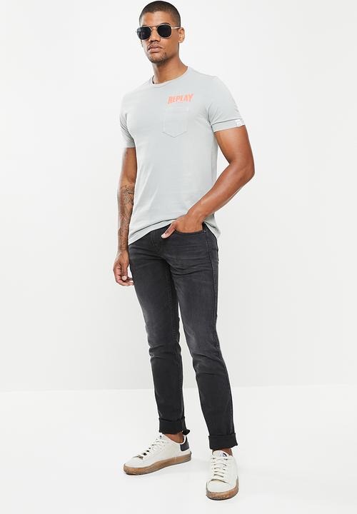 Replay - Anbass slim - black