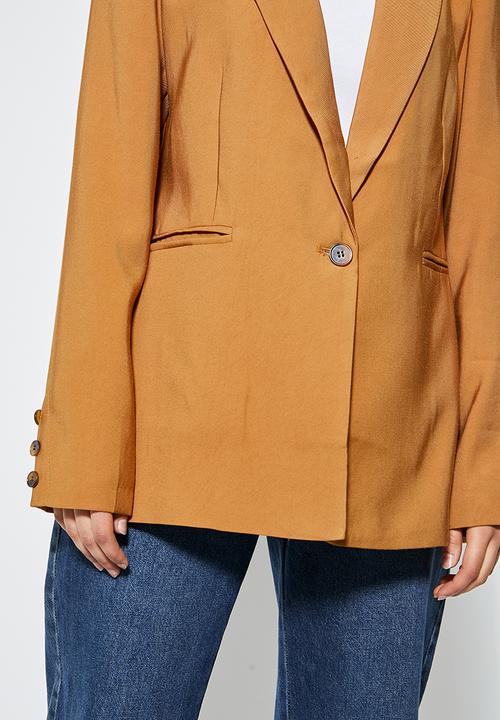 Superbalist - Longer length blazer - tobacco