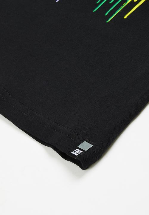 DC - Star drip short sleeve tee - black