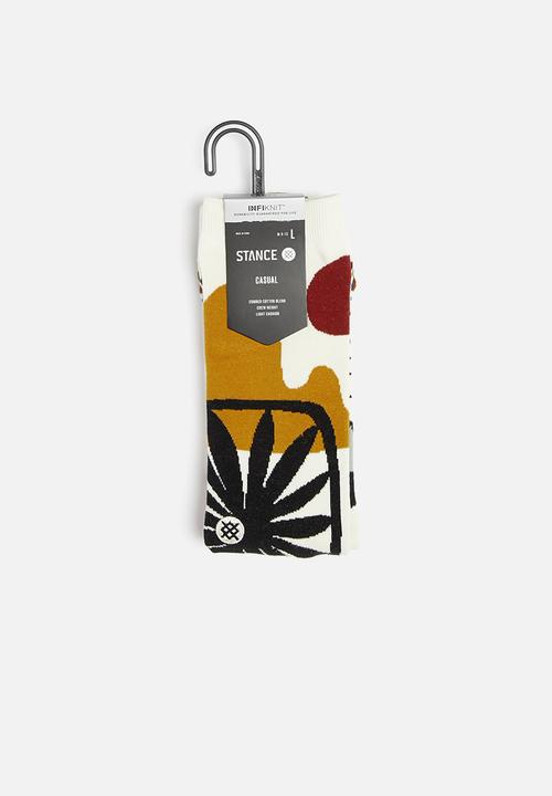 Stance Socks - Land and sea socks - cream