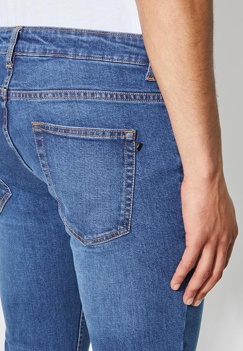 Superbalist - London super skinny jeans - mid blue