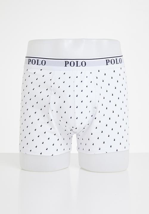 POLO - Mens classic knit boxer 3 pack - white