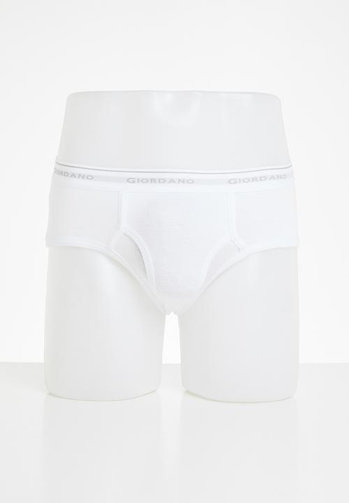 Giordano - 6 Pack briefs - white 