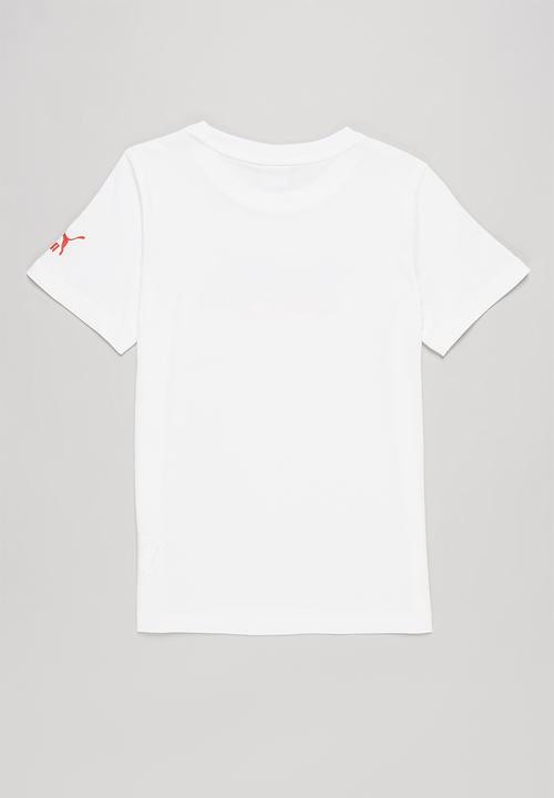 PUMA - Street art graphic tee - white