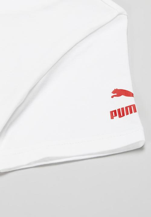 PUMA - Street art graphic tee - white