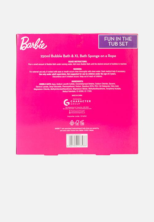 Character Group - Barbie bath fun in the tub gift set - pink