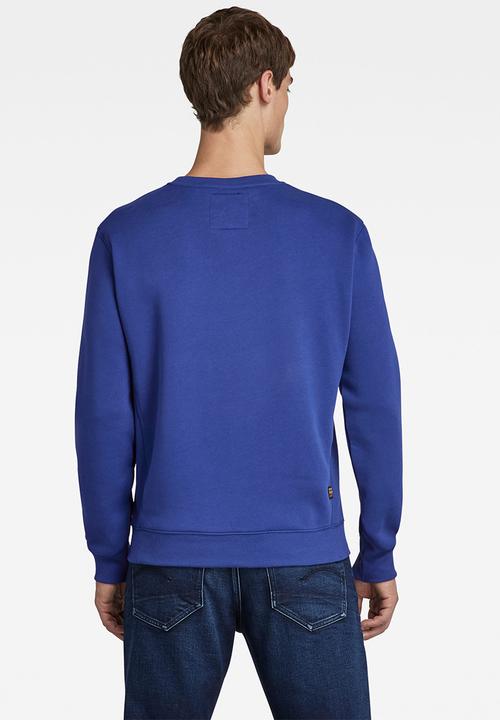G-STAR - Premium core r sw long sleeve - blue