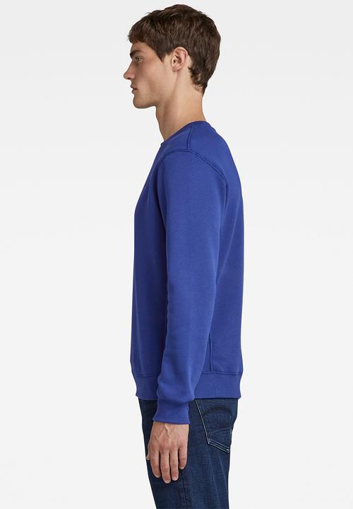 G-STAR - Premium core r sw long sleeve - blue
