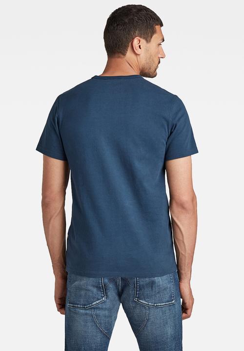 G-STAR - Pocket logo r t - navy 