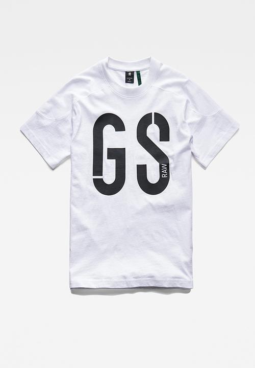 G-STAR - Rugby graphic loose r t - white