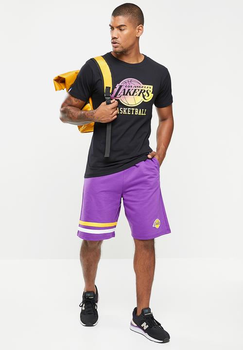 NBA - Nba ombre print t-shirt: lakers - black