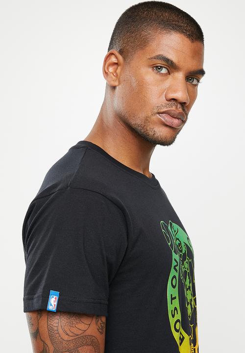NBA - Nba ombre print t-shirt: celtics - black