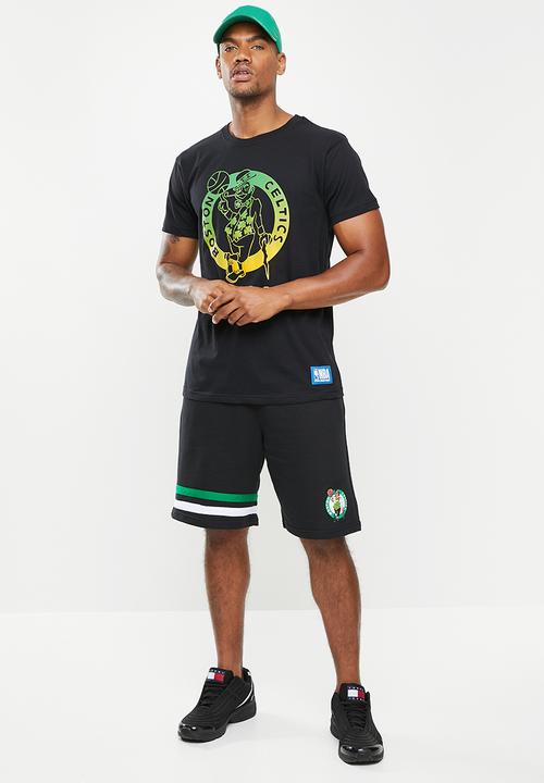 NBA - Nba ombre print t-shirt: celtics - black