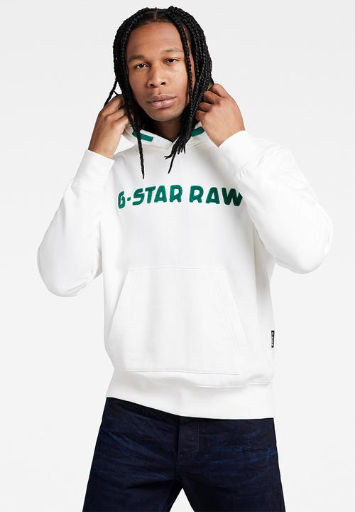 G-STAR - Snoop logo sweat - white 