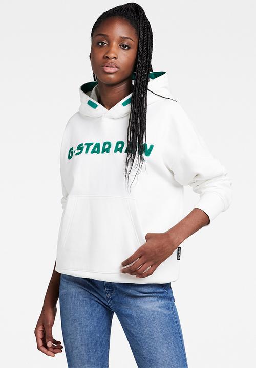 G-STAR - Snoop logo sweat - white 