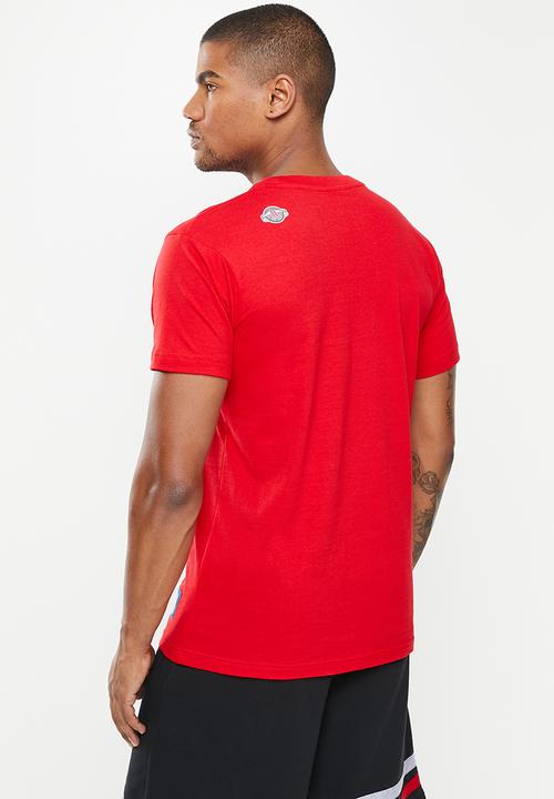 NBA - Nba ombre print t-shirt: rockets - red