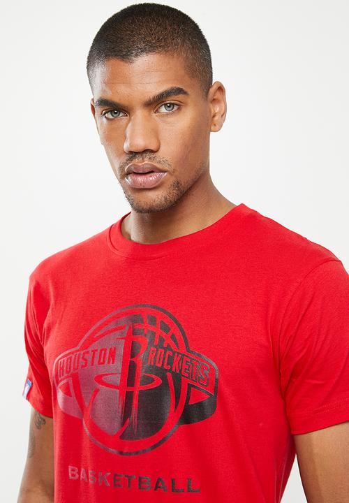 NBA - Nba ombre print t-shirt: rockets - red