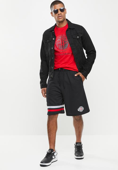 NBA - Nba ombre print t-shirt: rockets - red