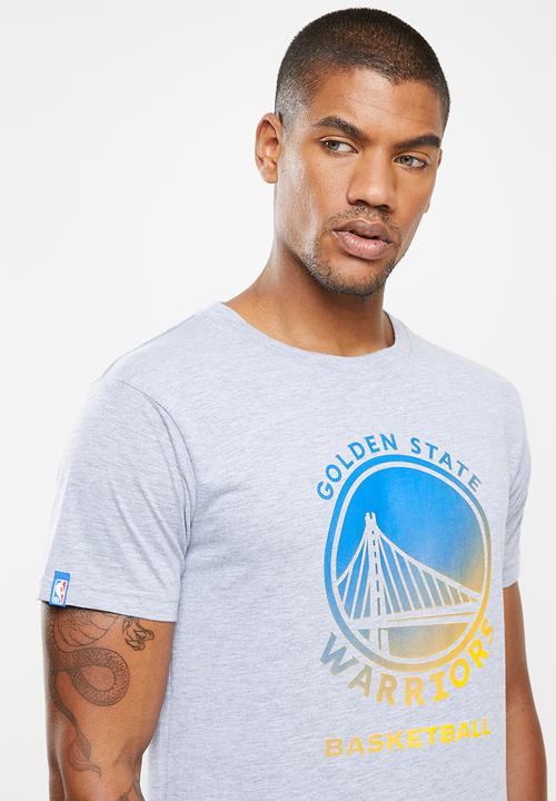 NBA - Nba ombre print t-shirt: warriors - grey