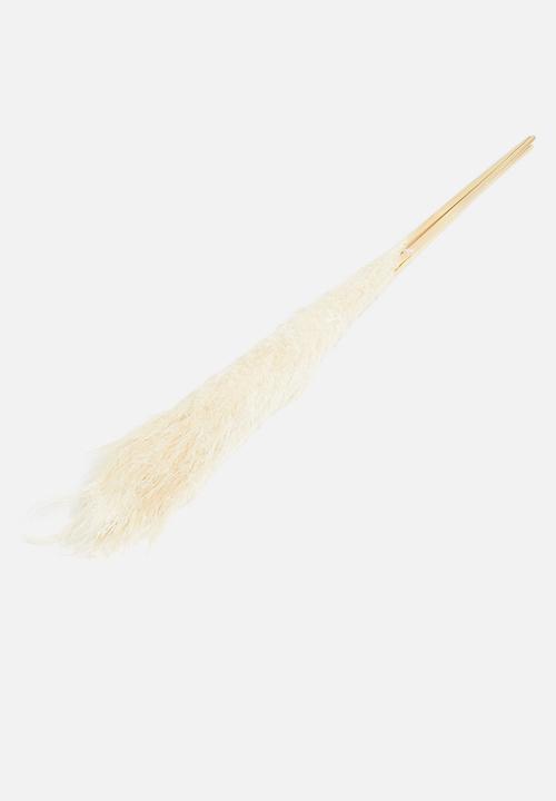Wild Flower Art - Plumes forever flora - white sesame