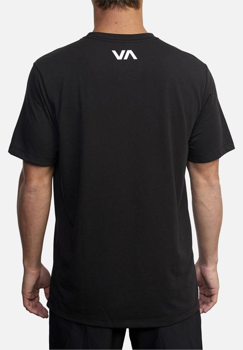 RVCA - Va rvca blur short sleeve tee - black