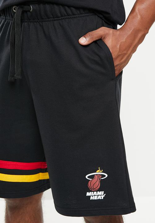 NBA - Nba horizon fleece short: miami - black