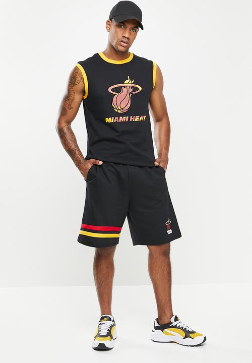 NBA - Nba horizon fleece short: miami - black
