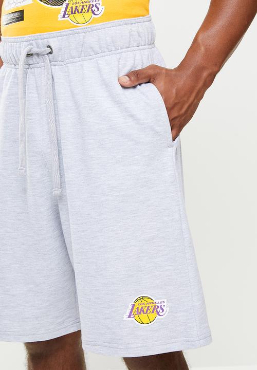 NBA - Nba retro shorts: lakers - grey