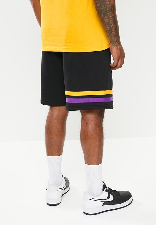 NBA - Nba horizon fleece short: lakers - black