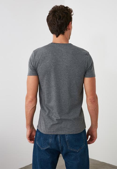 Trendyol - Gary plain short sleeve 3 pack tees - multi