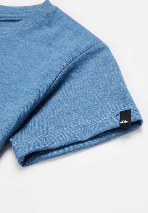 Quiksilver - Corp logo short sleeve boy - vallarta blue 