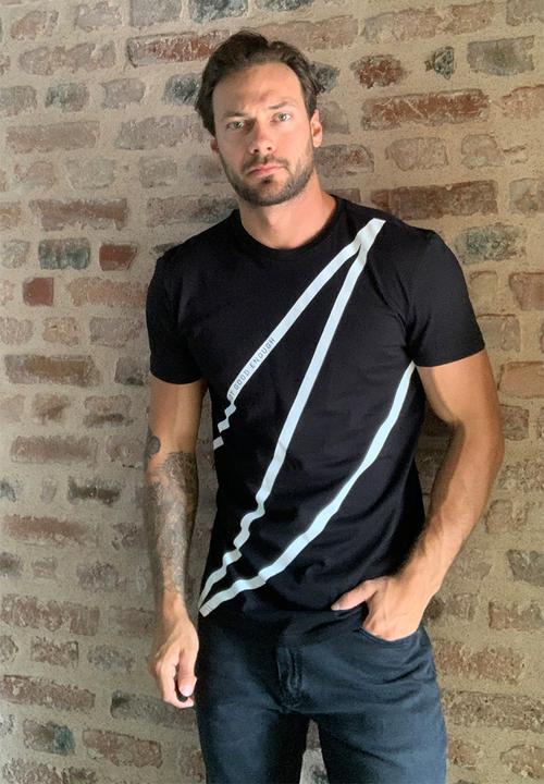 Trendyol - Massimo printed short sleeve tee - black