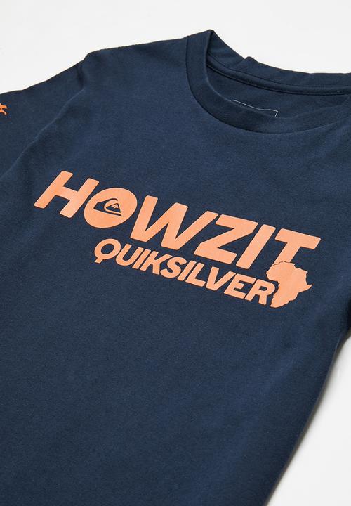 Quiksilver - How-zit short sleeve tee youth - navy blazer