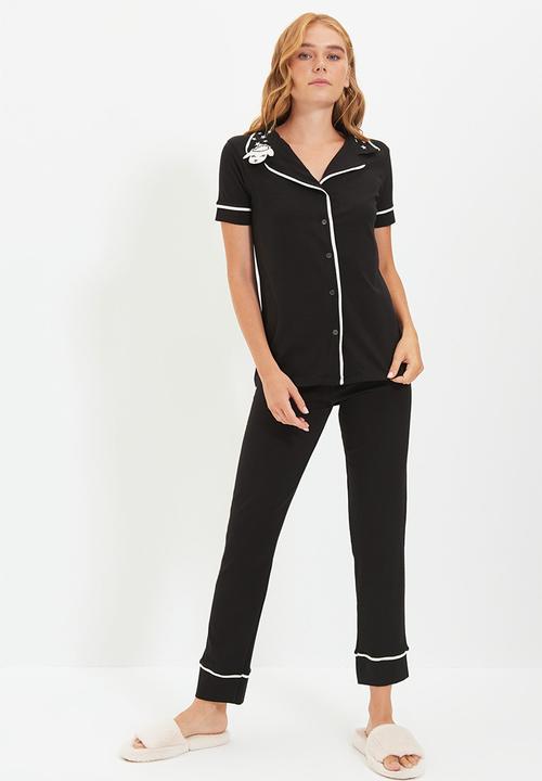 Trendyol - Siyahhm sleepwear - black