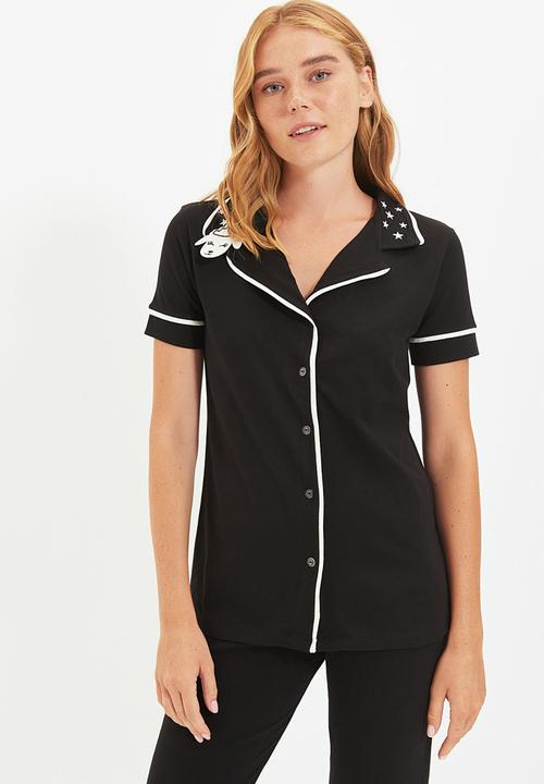 Trendyol - Siyahhm sleepwear - black
