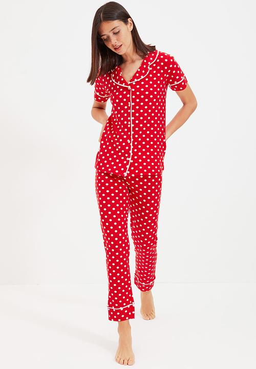 Trendyol - Kırmızı sleepwear - red