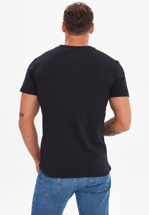 Trendyol - Dex printed short sleeve tee - black