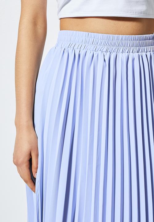 Superbalist - Long midi pleated skirt - dusty blue
