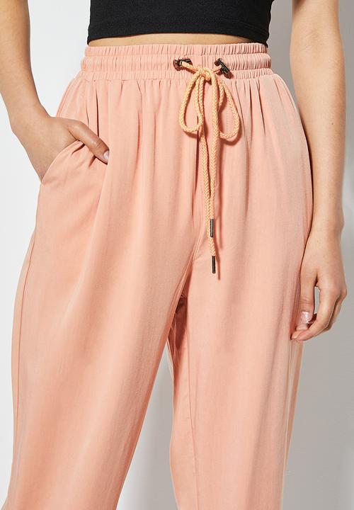 Superbalist - Twill jogger - dusty peach