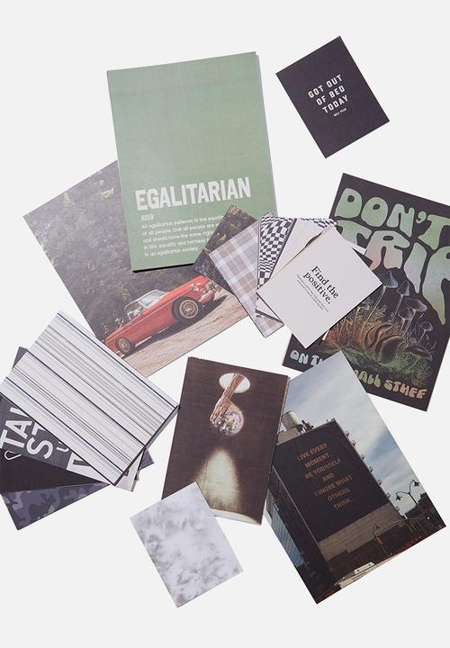 Typo - Paper diy kit-collage kit - gen n