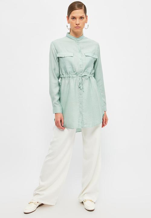 Trendyol - Easy fit trousers - white