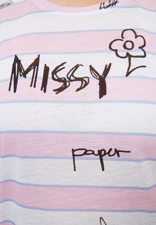 Trendyol - Written knit tunic - pink