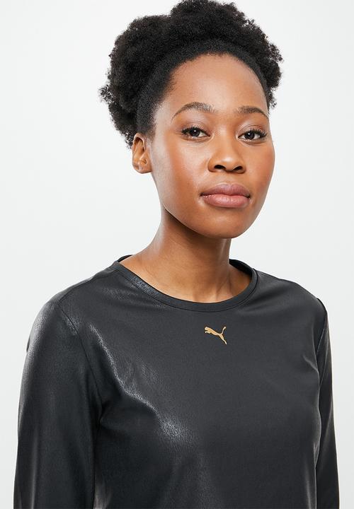PUMA - Fitted long sleeve tee - black