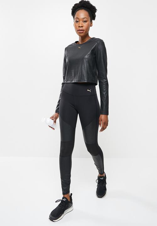 PUMA - Moto high waist full tights - black