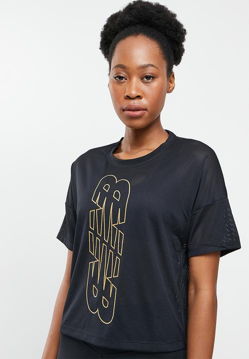 New Balance  - Achiever short sleeve tee - black