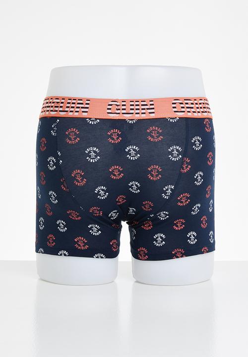 Original Penguin - 3 Pack mens penguin underwear stamp pete - multi 