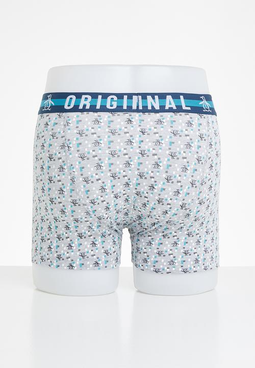 Original Penguin - 3 Pack mens penguin underwear square dot pete - multi