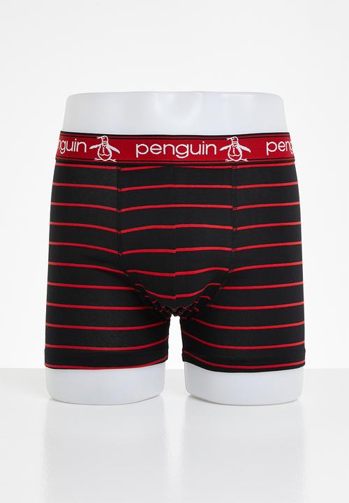 Original Penguin - 3 Pack mens penguin underwear underline pete - red & blue