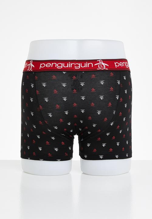 Original Penguin - 3 Pack mens penguin underwear underline pete - red & blue