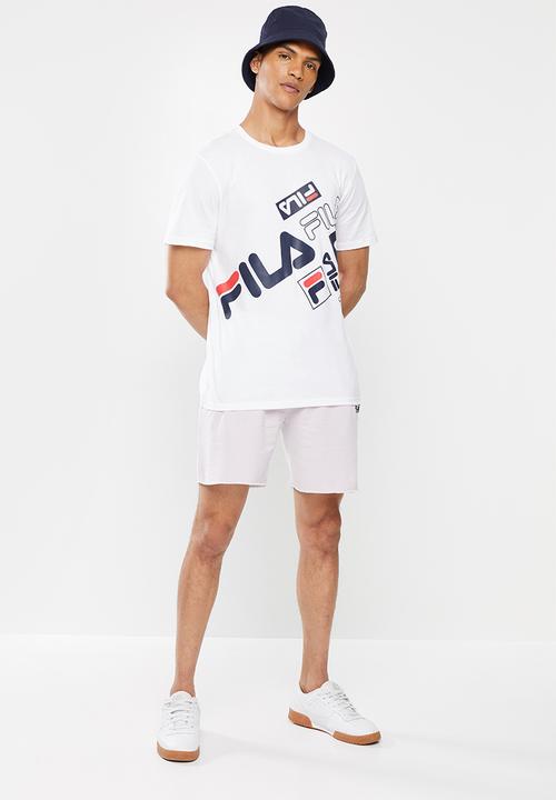 FILA - Favio short sleeve tee - white